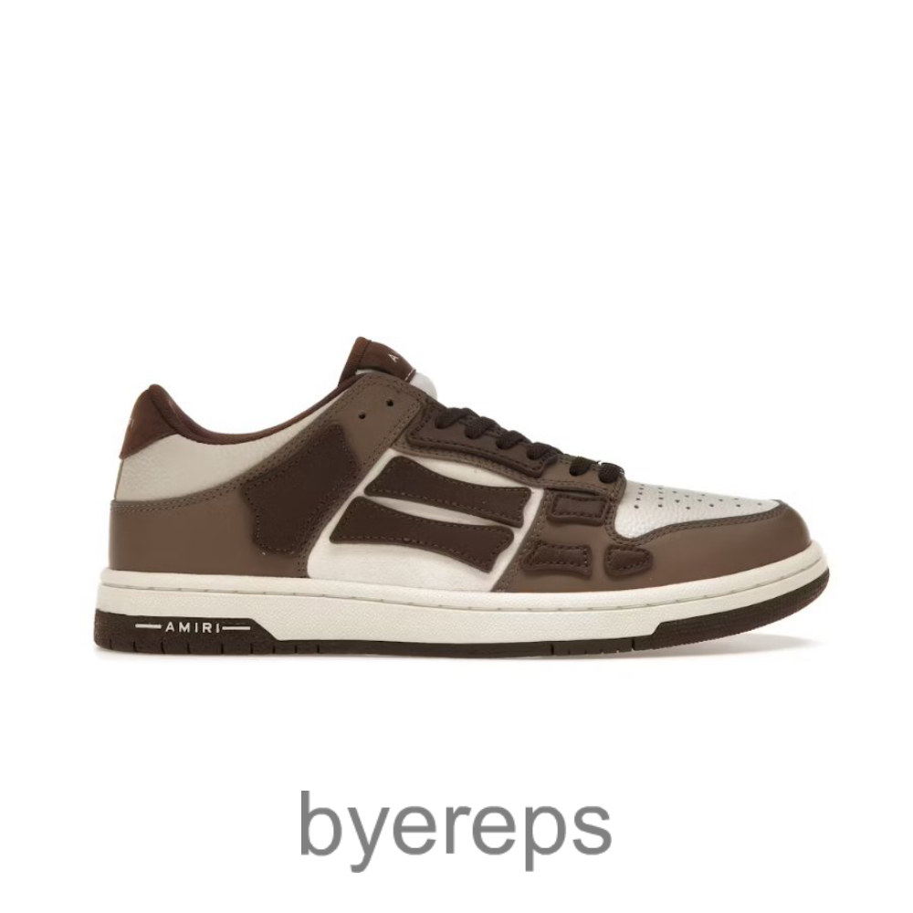 Amiri Skel Low Top Low Brown
