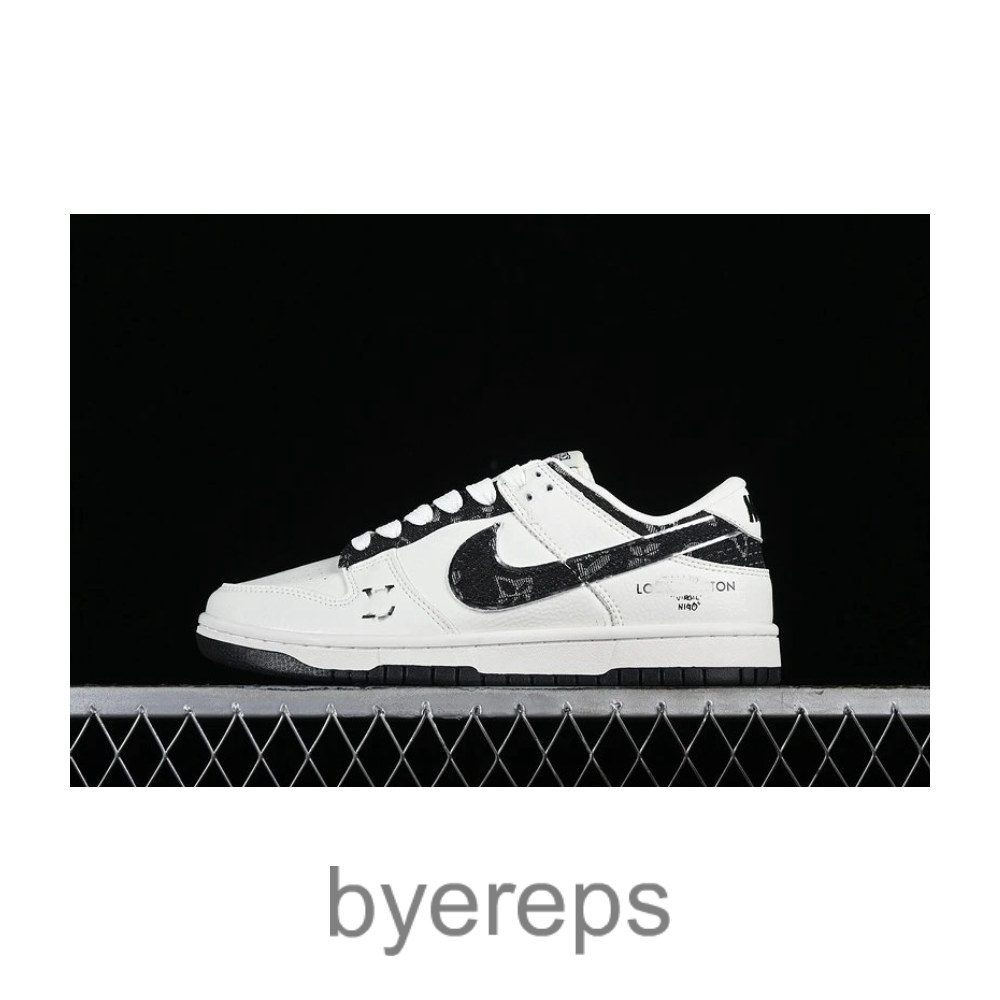 SB Dunk Low LV White/Beige Black