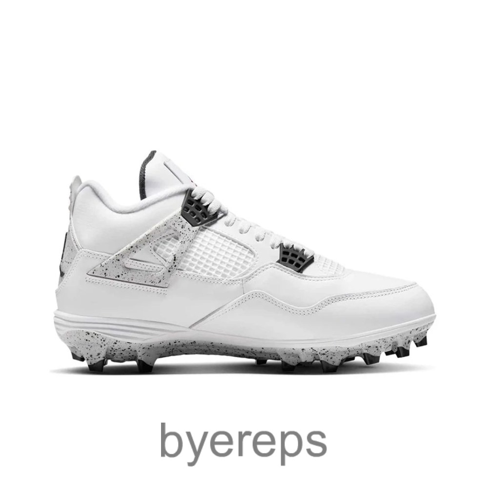 Jordan 4 Retro TD Football Cleat White Cement