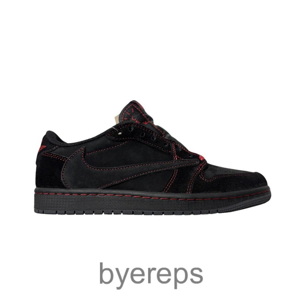 Travis Scott X Air Jordan 1 Low OG Black Red