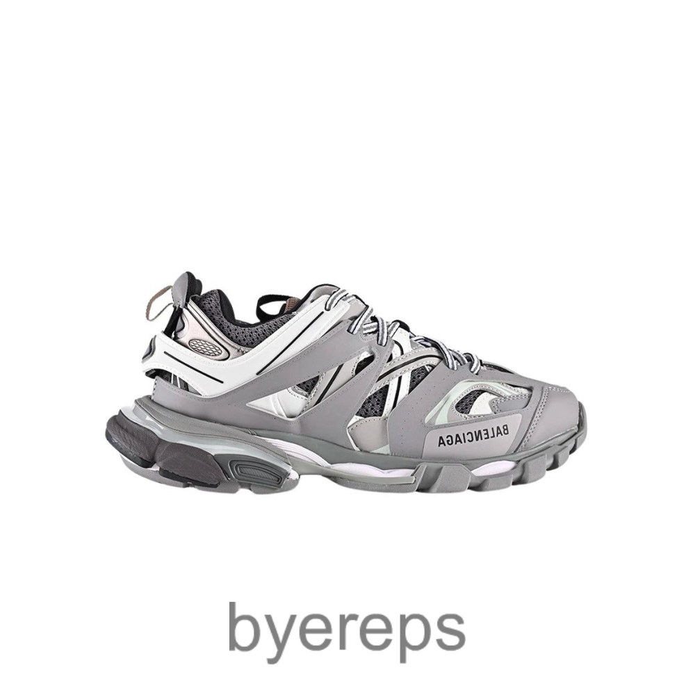Balenciaga Track Trainer Grey White Led