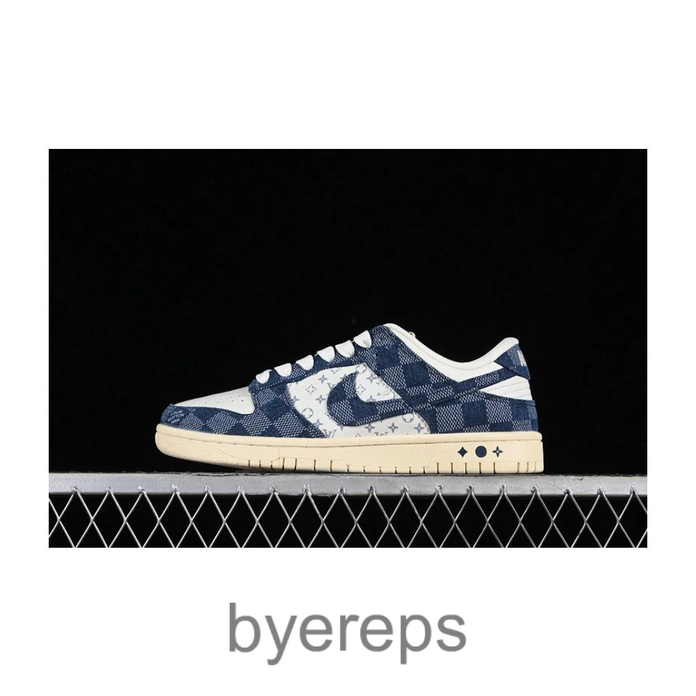 SB Dunk Low LV White/Blue