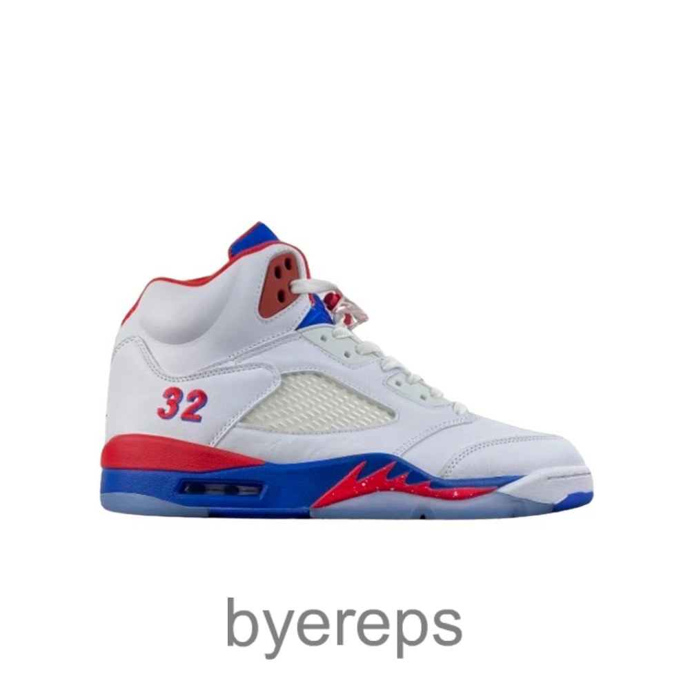 Air Jordan 5 Retro OG White Blue Red