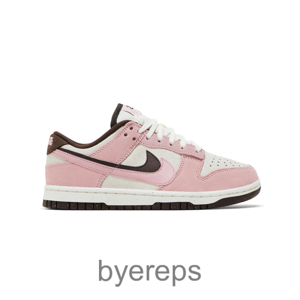Nike Dunk Low Double Swoosh Pink Womens