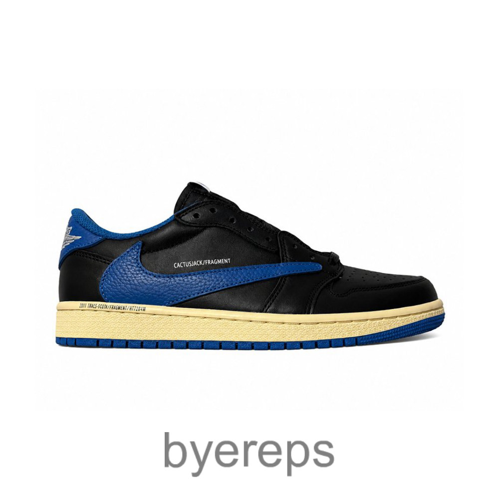 Travis Scott X Jordan 1 Low OG Sp Fragment Black Blue