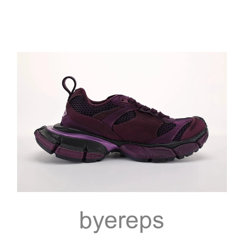 Balenciaga 3xl Sneakers Purple Suede Womens