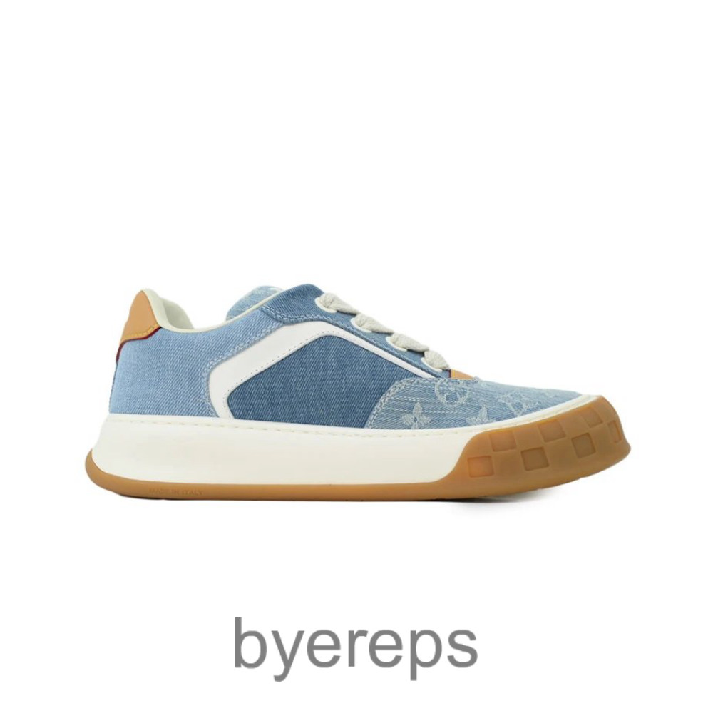 Loui Vui Tilted Sneakers Denim Blue