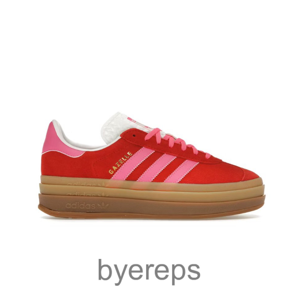 Adidas Gazelle Bold Collegiate Red Lucid Pink (Women'S)