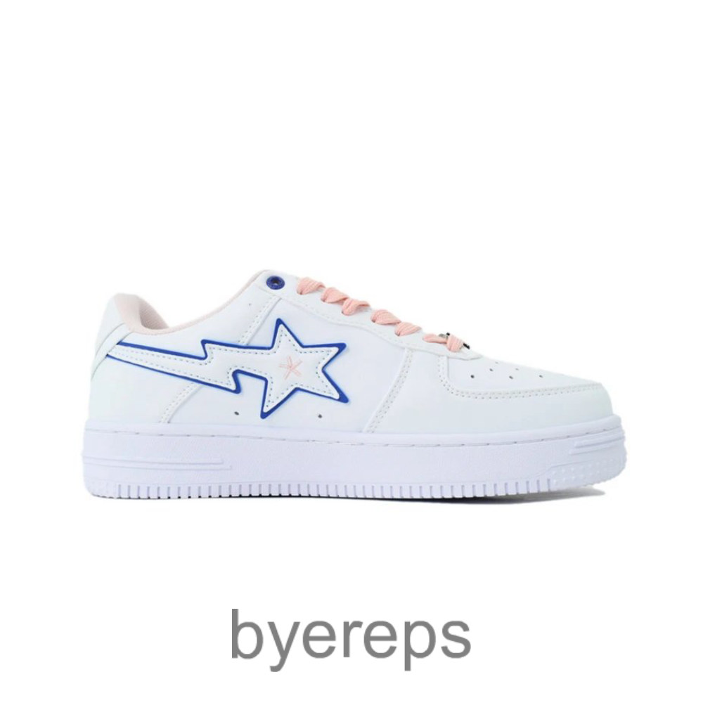 Bathing Ape Bapesta Bapy White Pink