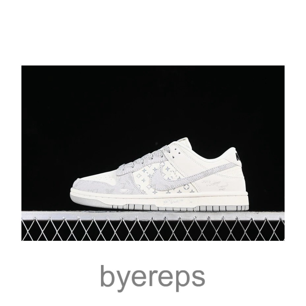 SB Dunk Low LV Beige Grey/White