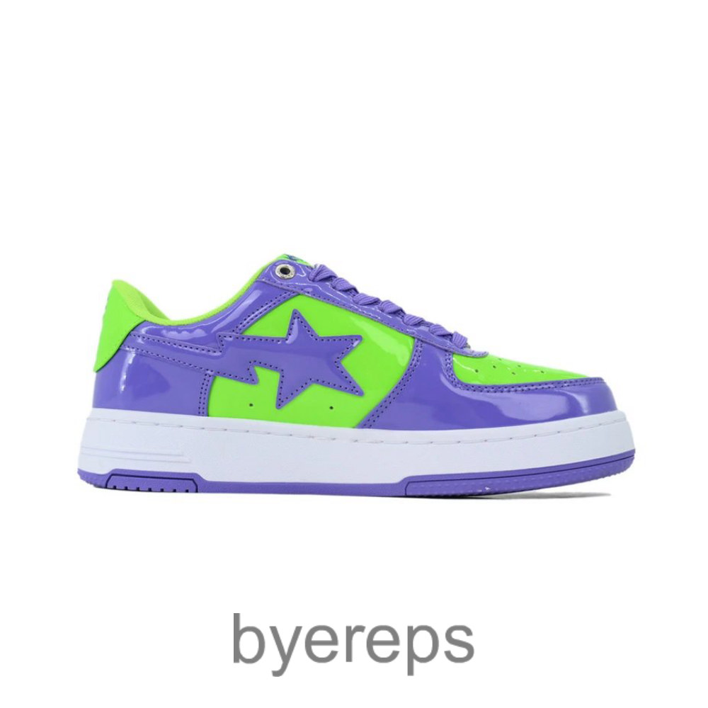 Bathing Ape Bapesta #1 Purple Green