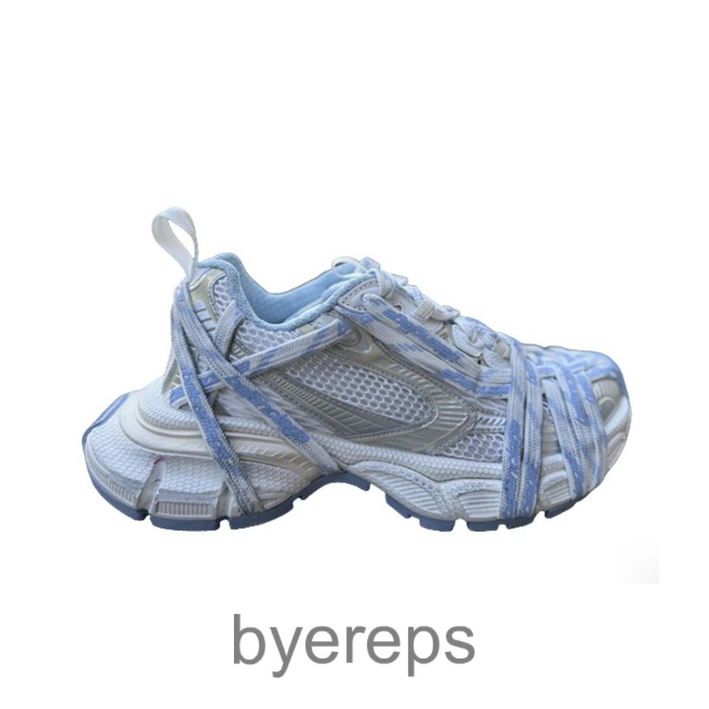 Balenciaga 3xl Extreme Laces White Light Blue