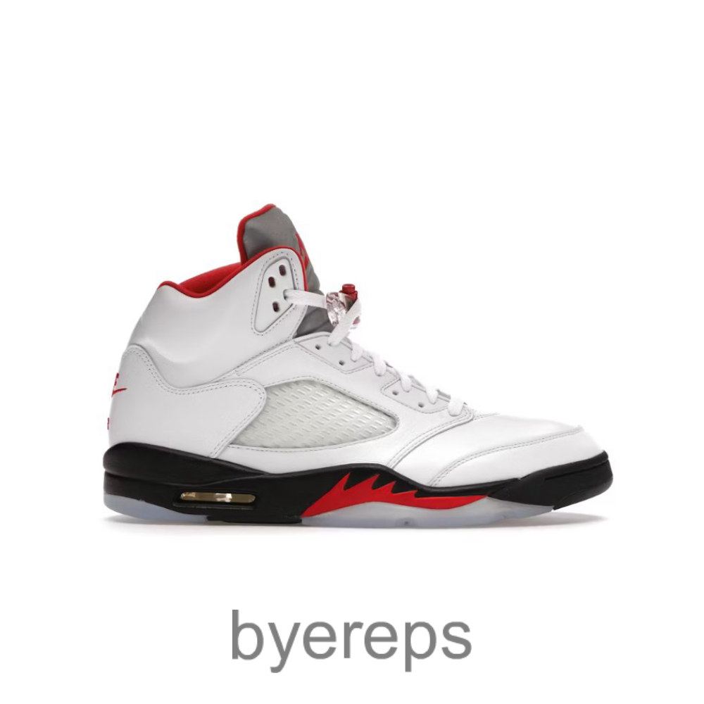 Jordan 5 Retro Fire Red Silver Tongue (2020)