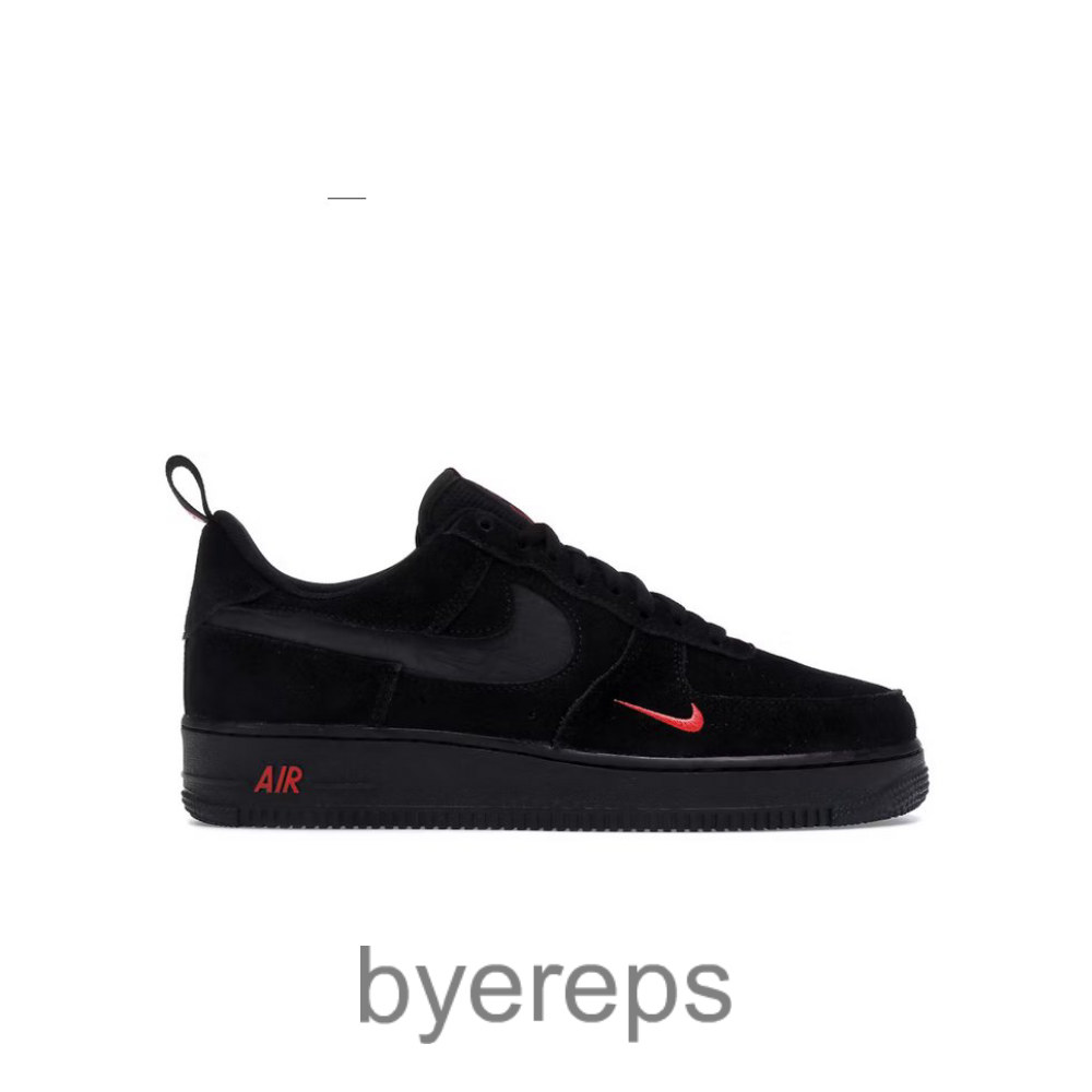 Air Force 1 Low Multi-Swoosh Black Crimson