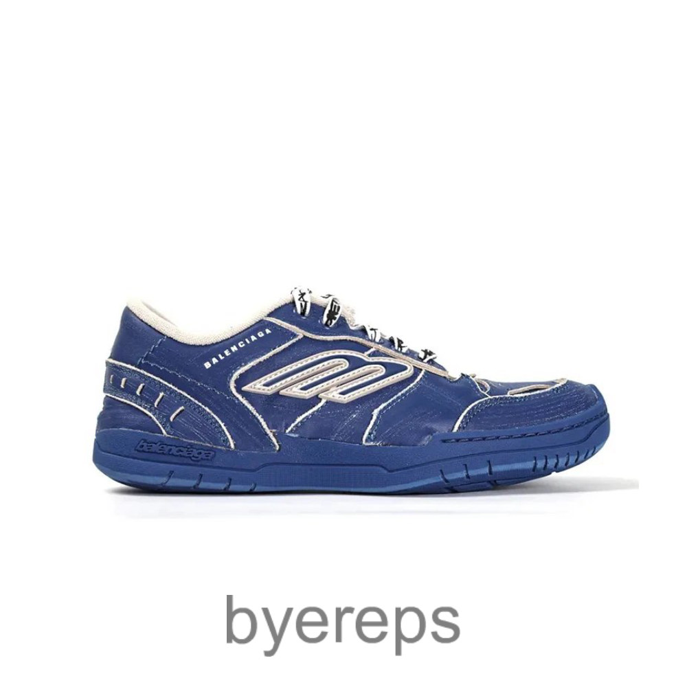 Balenciaga Hamptons Worn-Out Sneaker Navy