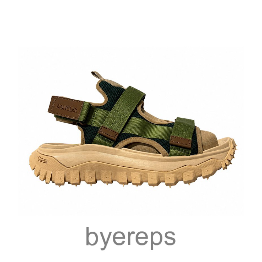 Moncler Trailgrip Vela Sandals Green