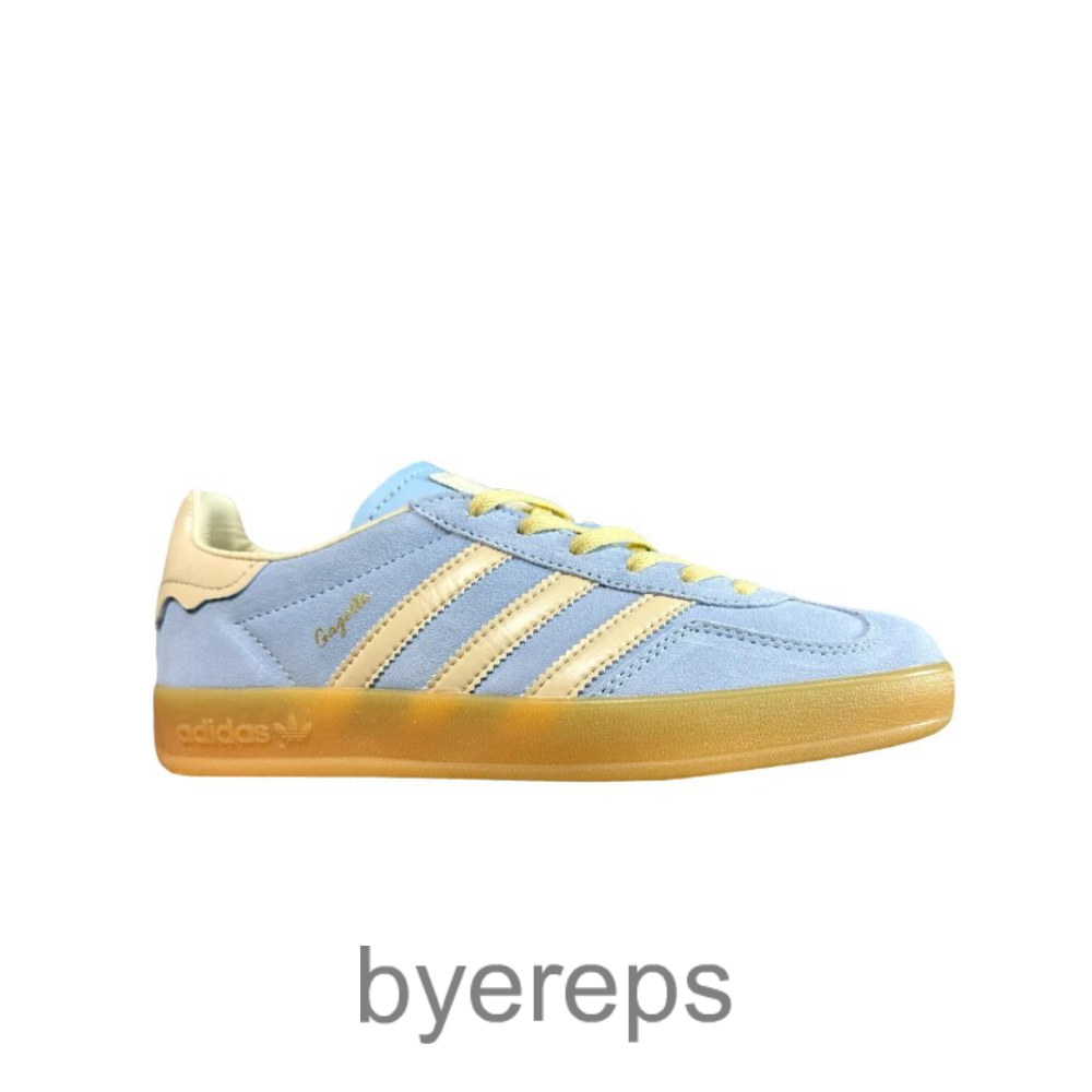 Adidas Gazelle Indoor Light Blue Yellow Gum