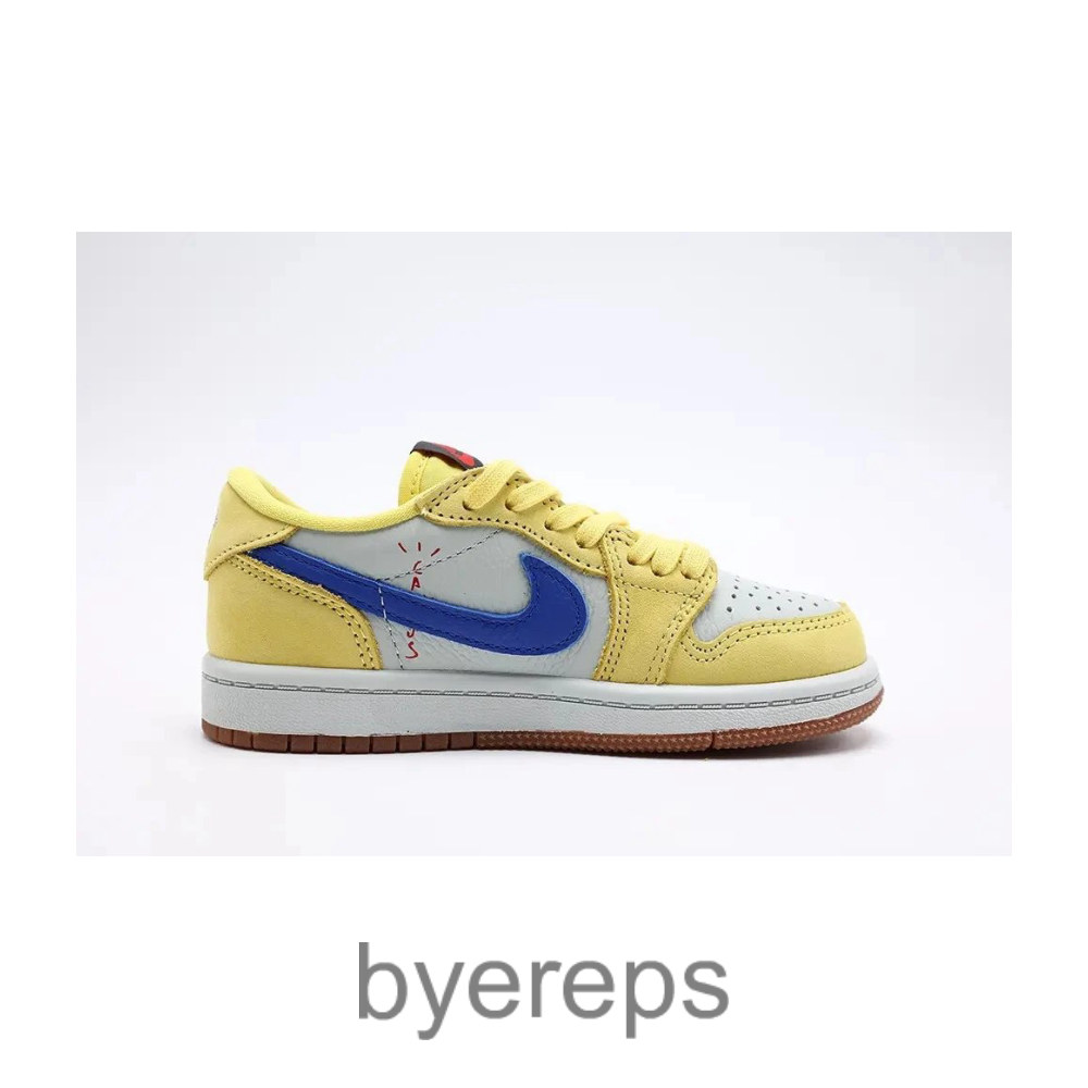 [Kid Size] Travis Scott Air Jordan 1 Retro Low OG Sp Canary