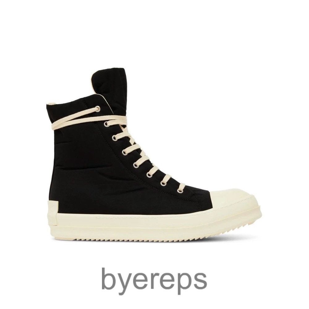 Rick Owens Drkshdw Strobe Cotton Nylon High Black Milk