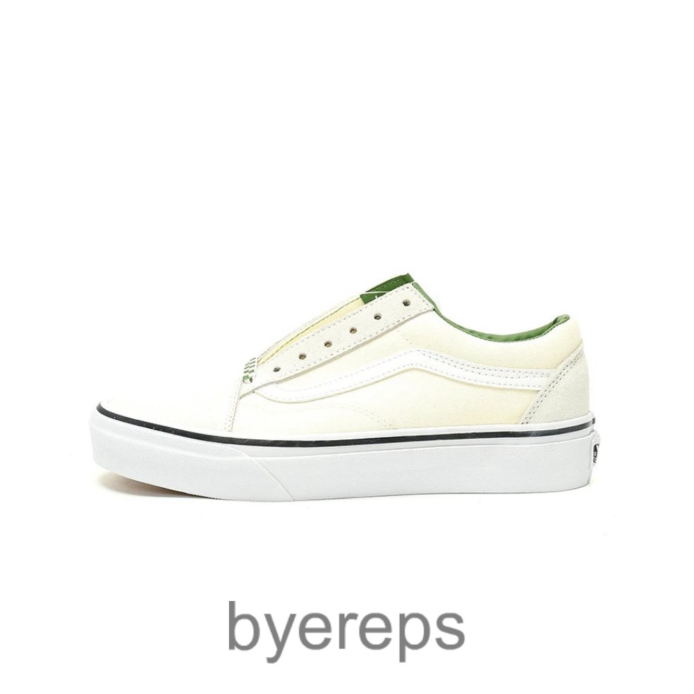 Vans Old Skool Marshmallow White Green
