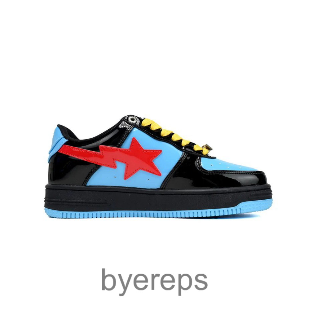 A Bathing Ape Bapesta Low Black Widow