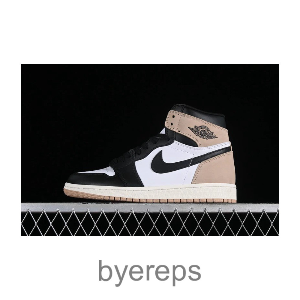 Air Jordan 1 High OG Latte Black/Legend Medium Brown/White/Sail