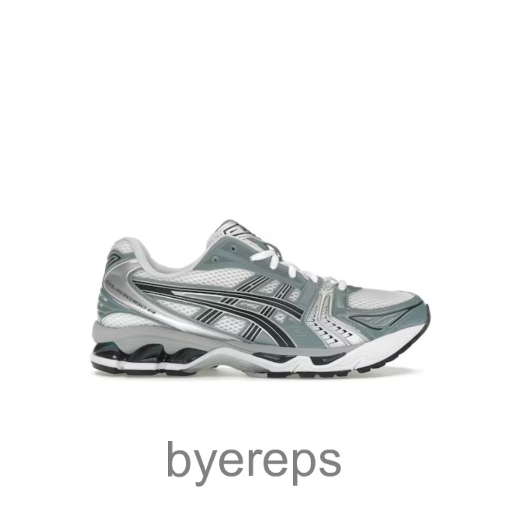 Asics Gel-Kayano 14 White Fjord Grey