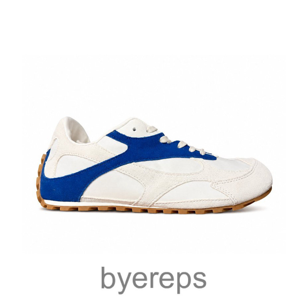Bottega Veneta Orbit Flash Sneaker White Blue