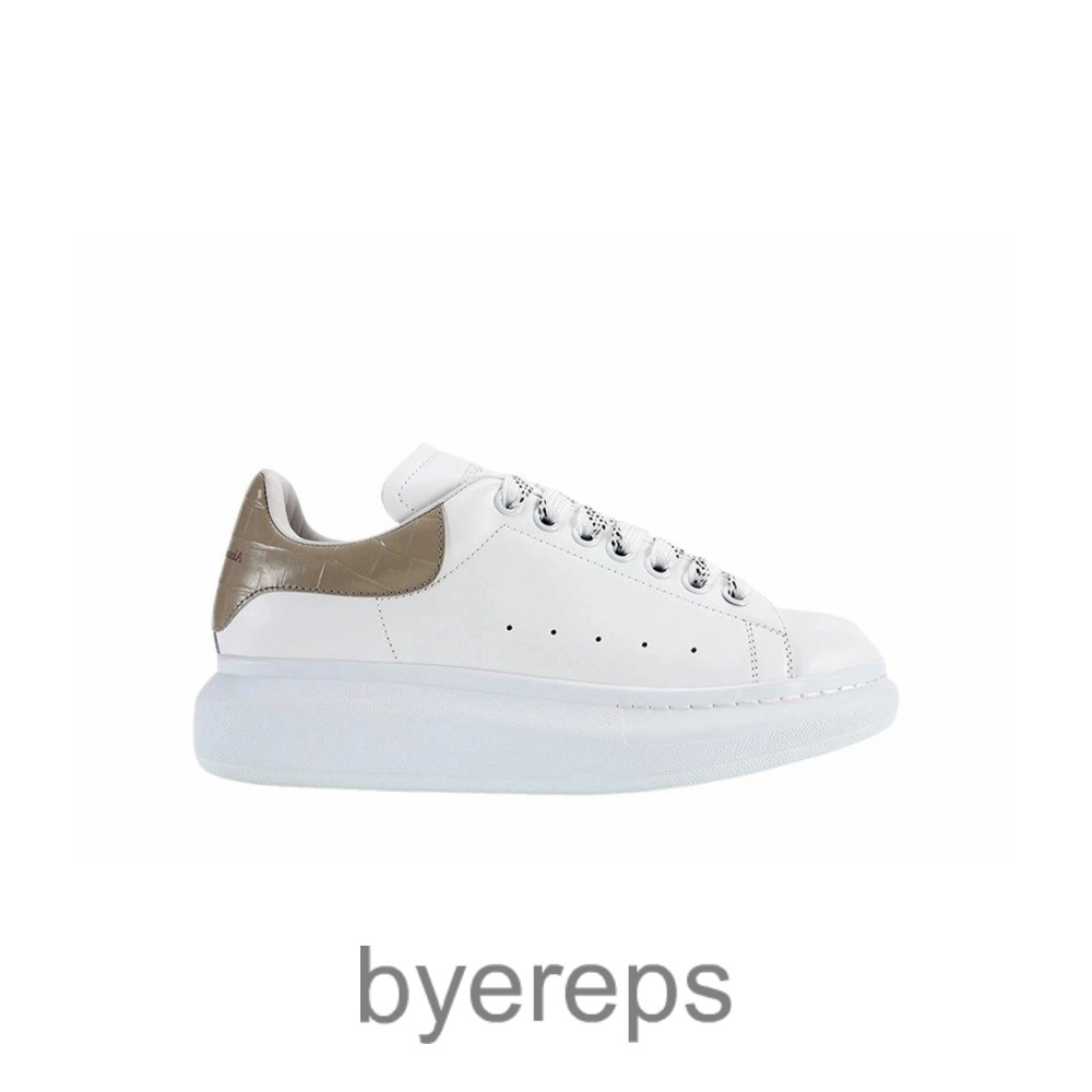 Mcqueen Oversized Rice Gray Crocodile