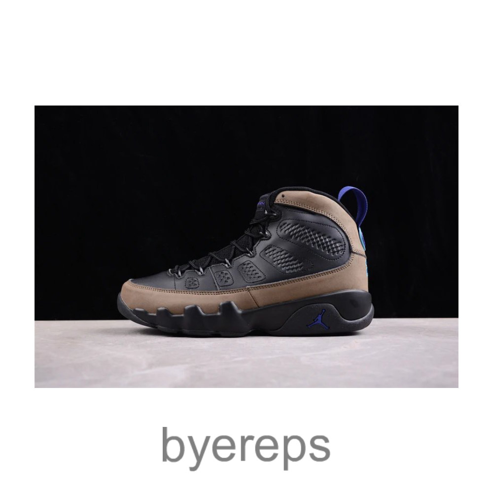 Air Jordan 9 Retro Black/Bright Concord/Light Olive/Aquatone