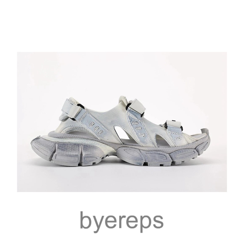 Balenciaga Men’S Light Gray 3xl Sandals