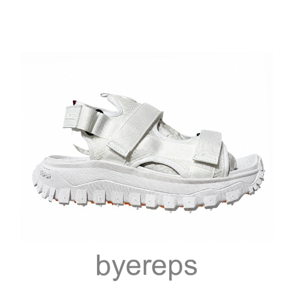 Moncler Trailgrip Vela Sandals White
