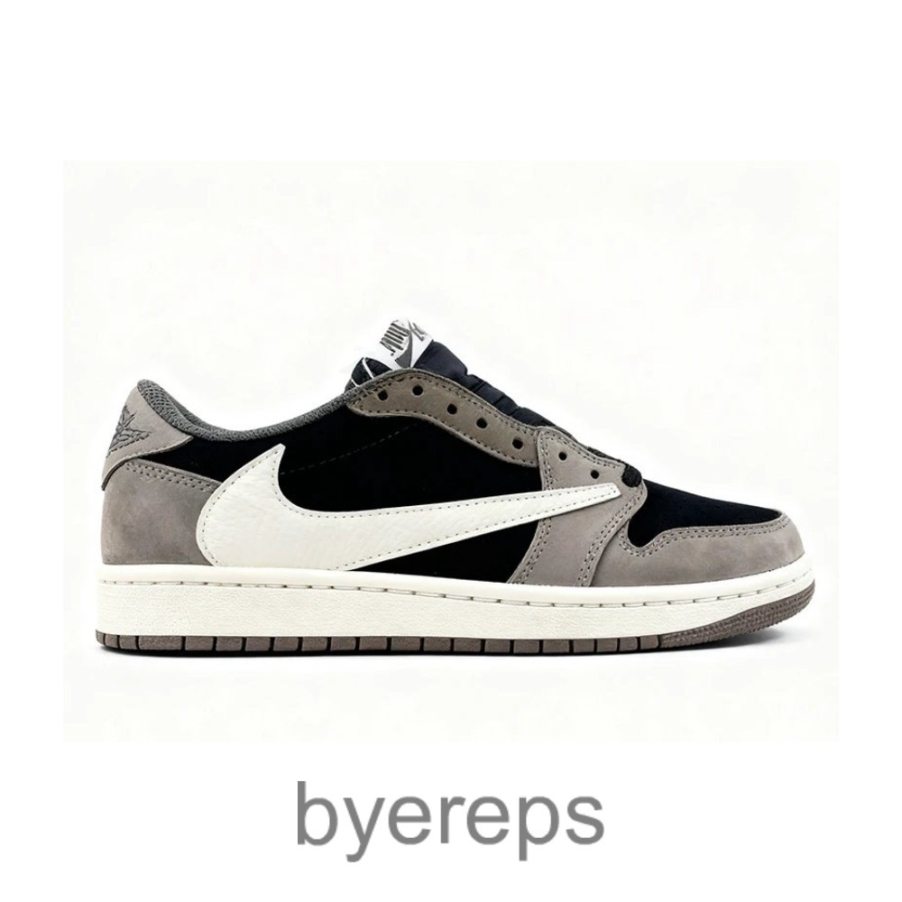 Travis Scott X Air Jordan 1 Low Black/Grey/White