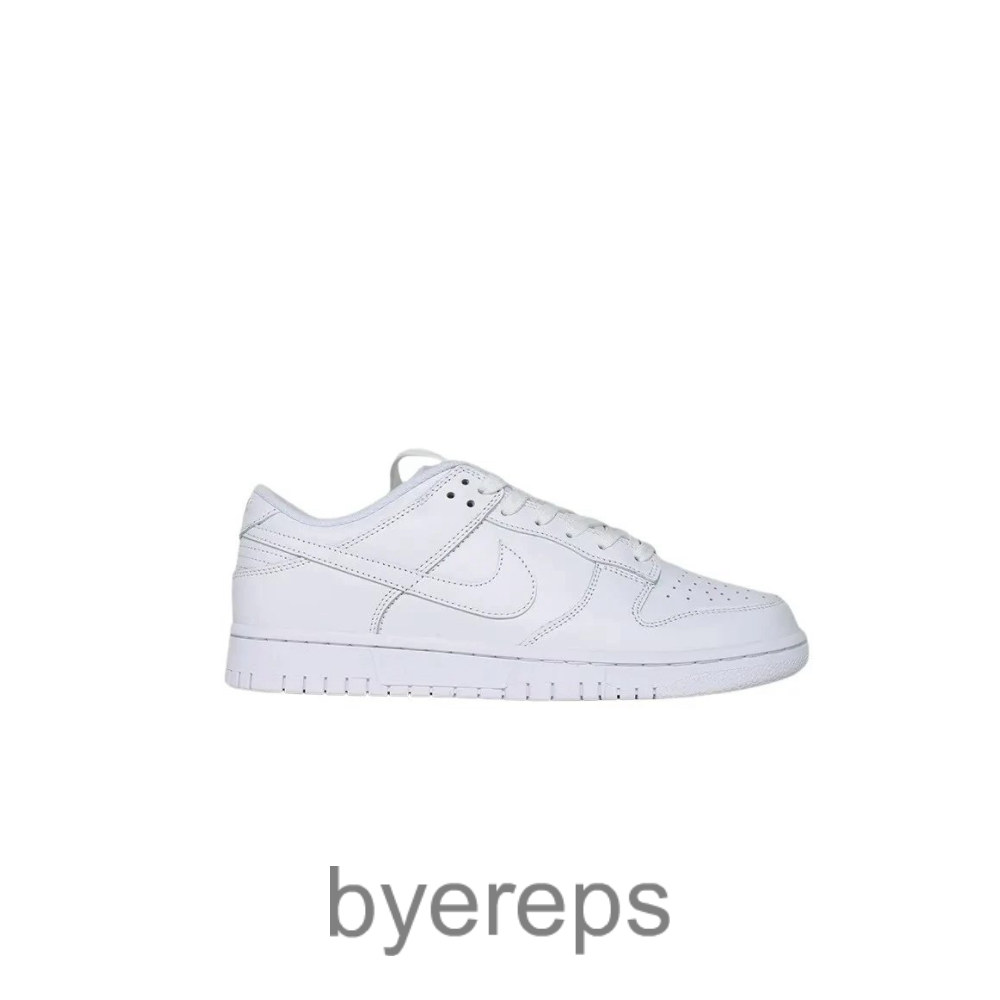 Triple White Dunk Low