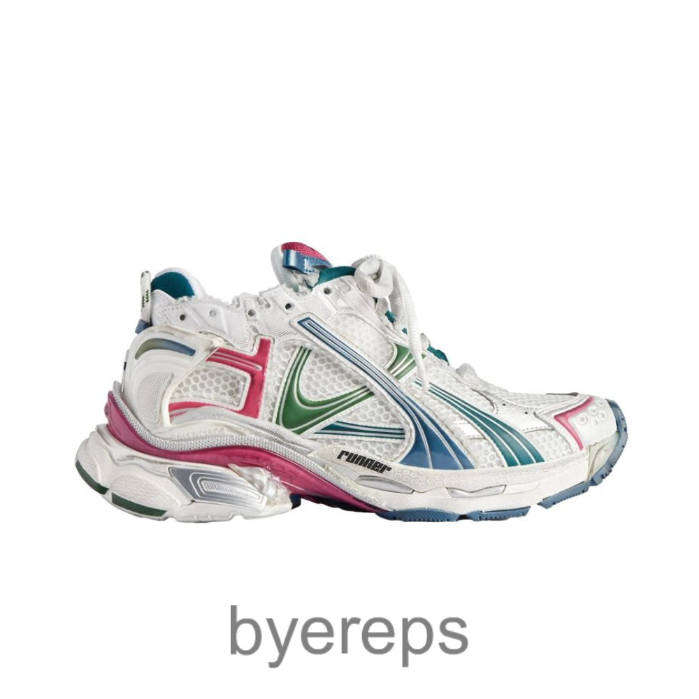 Balenciaga Runner White Dark Green
