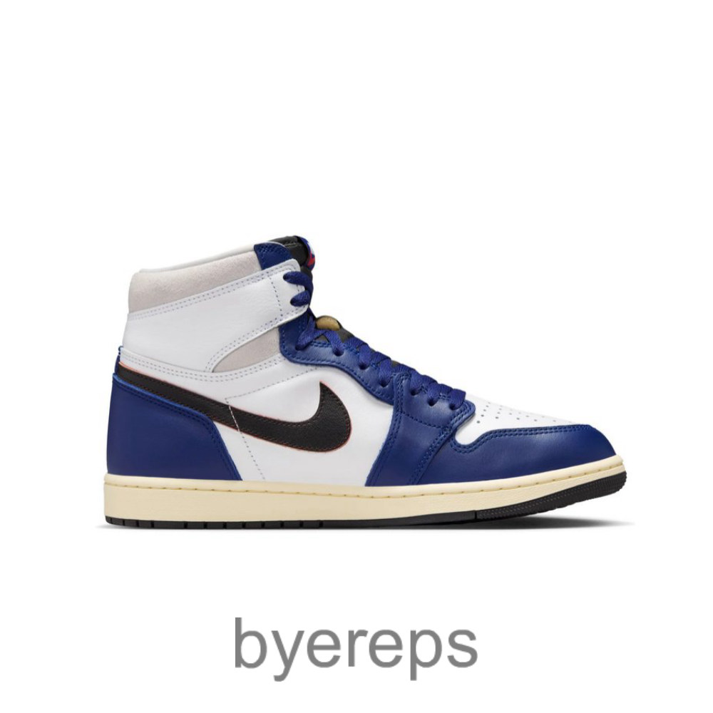 Air Jordan 1 Retro High OG White Deep Royal Blue
