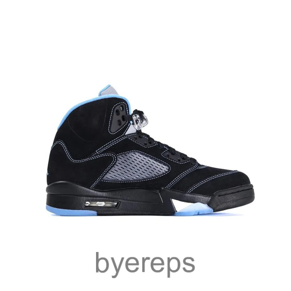Jordan 5 Retro Black University Blue