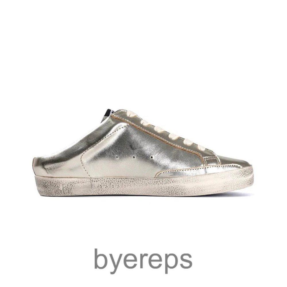 Ggdb Super-Star Sabot Platinum Foiled Leather