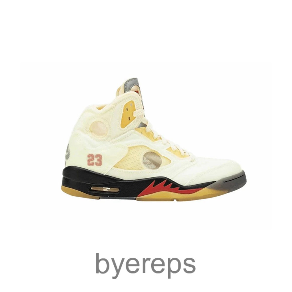 Off-White X Air Jordan 5 Sail