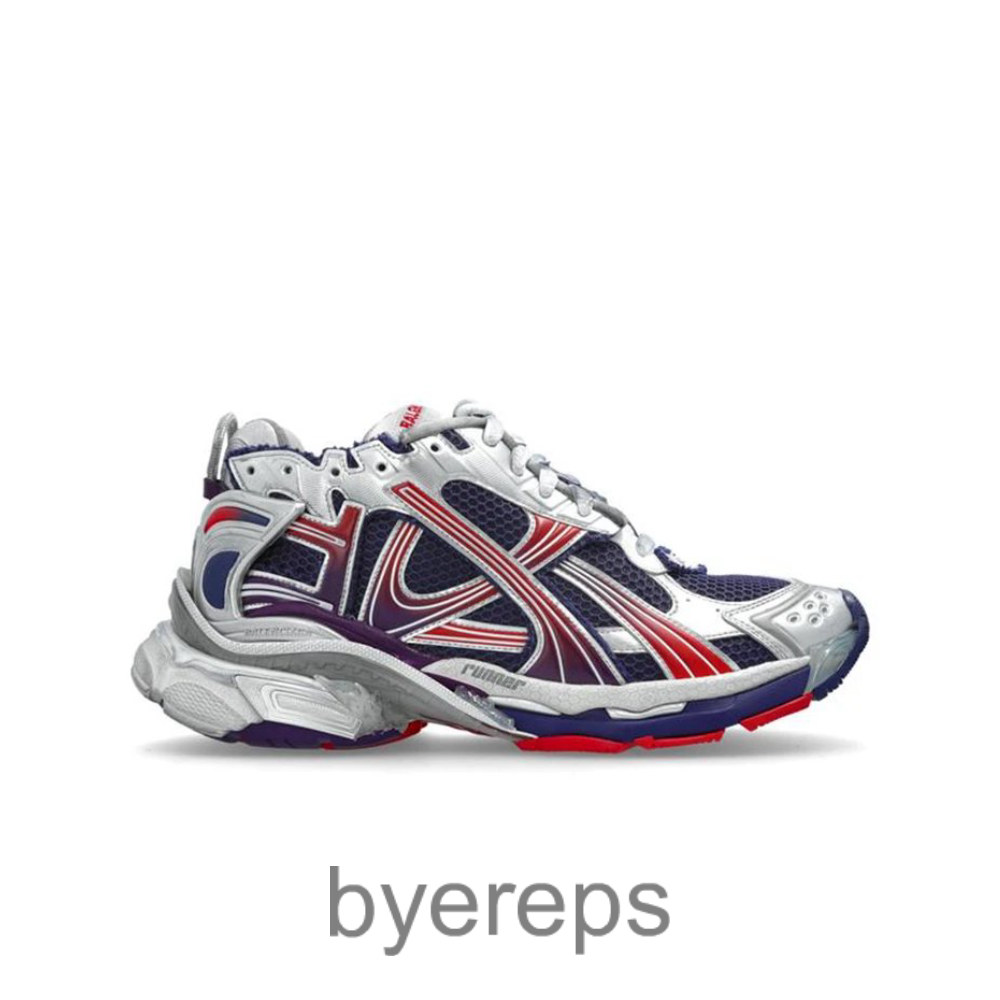 Balenciaga Runner Gradient Navy/Red/Grey