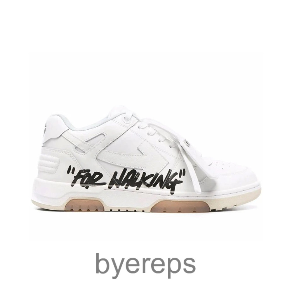Off-White Out Of Office Low Tops For Walking White Black