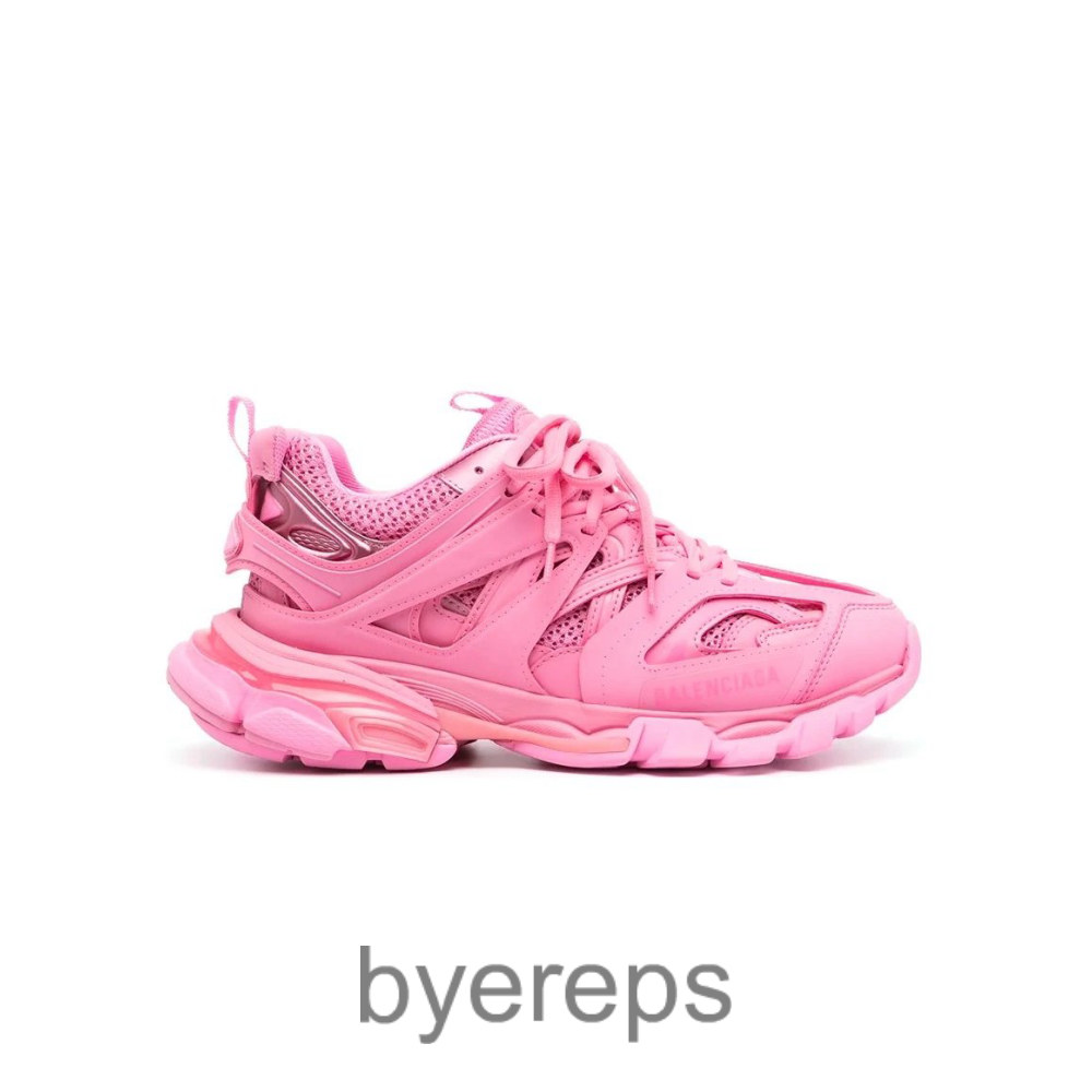 Balenciaga Track Sneaker Led Mesh And Nylon Reps Pink