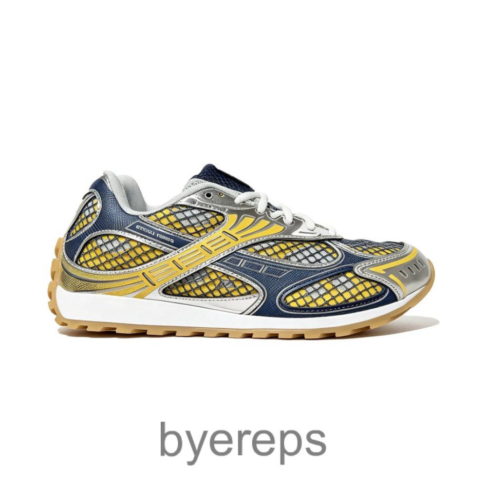 Bottega Veneta Orbit Sneaker Taxi Denim