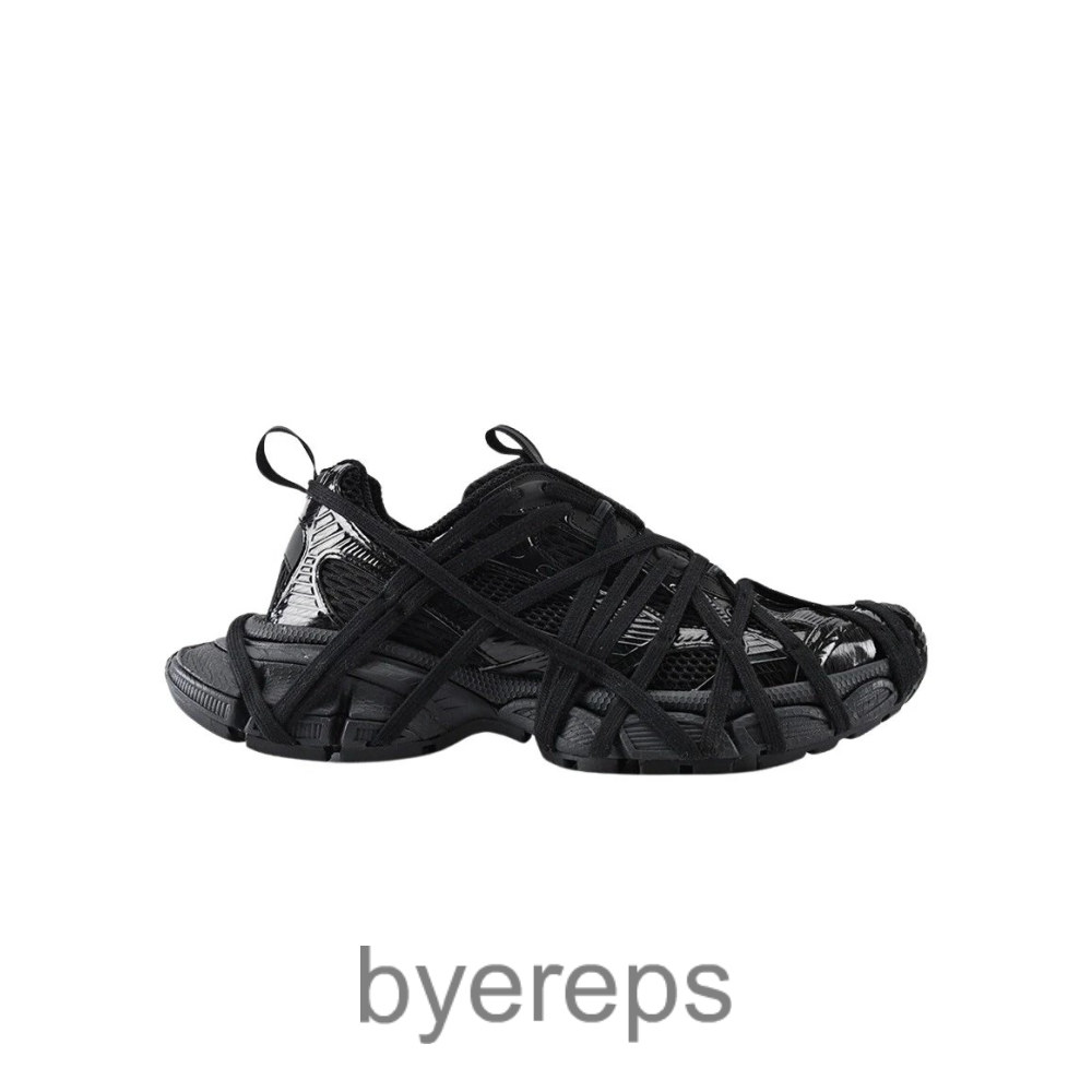 Balenciaga Men’S 3xl Mesh Runner 9110 All Black