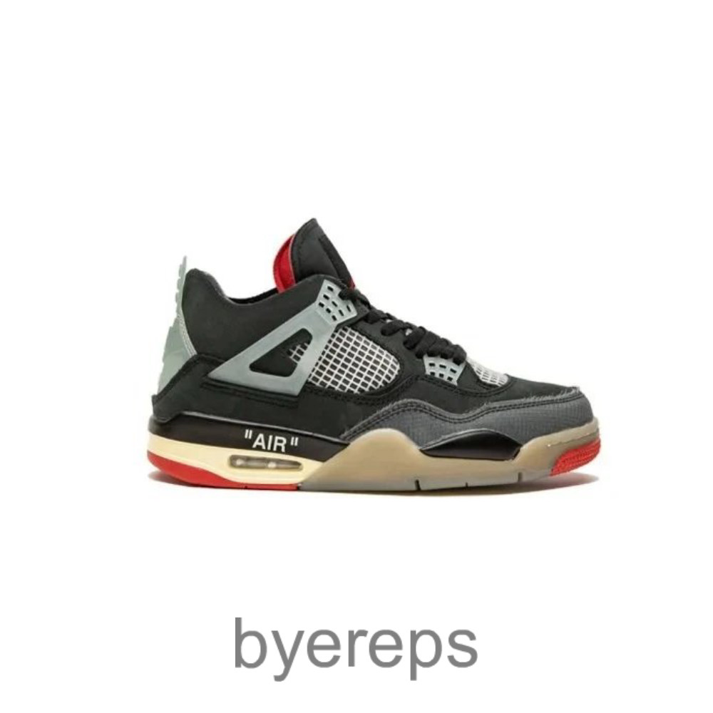 Air Jordan 4 Retro Bred With Mesh Toebox