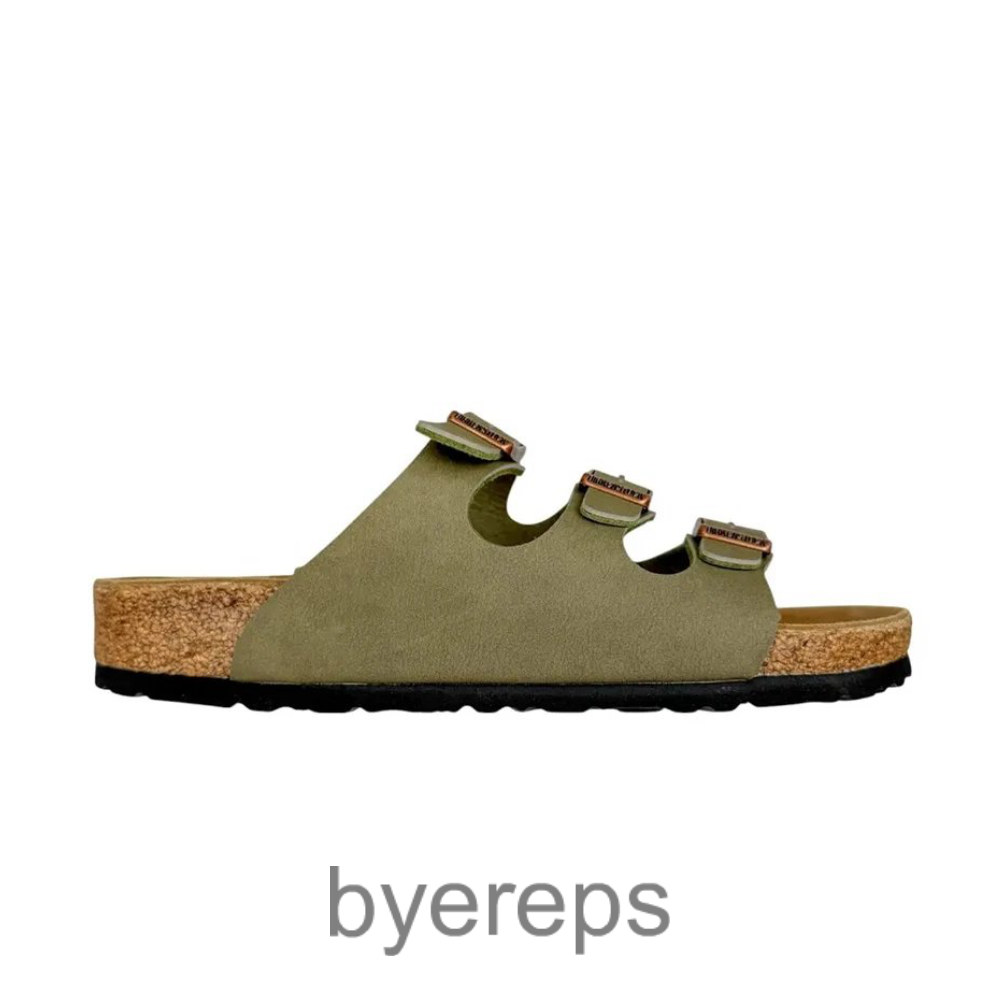 Birkenstock Florida Flex Platform Slides Green