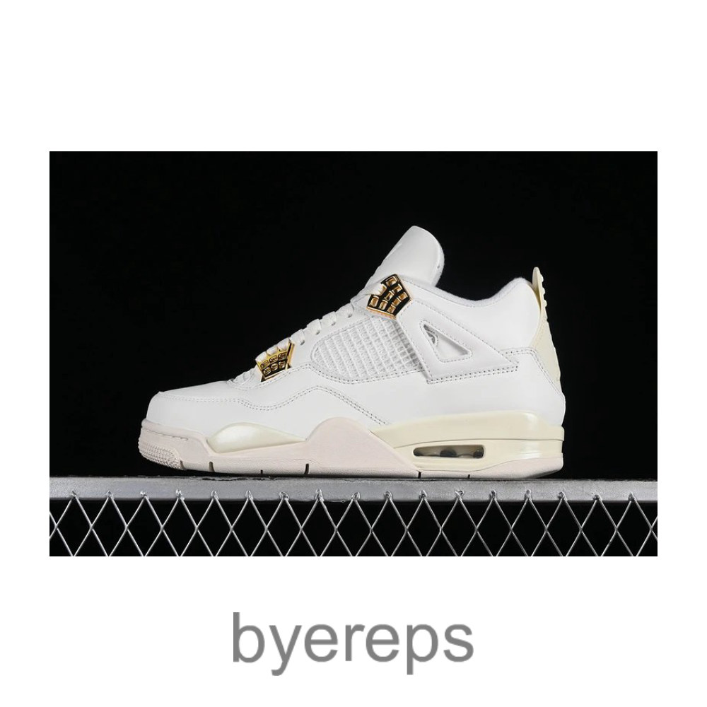 Air Jordan 4 Retro Metallic Gold Sail/Metallic Gold/Black