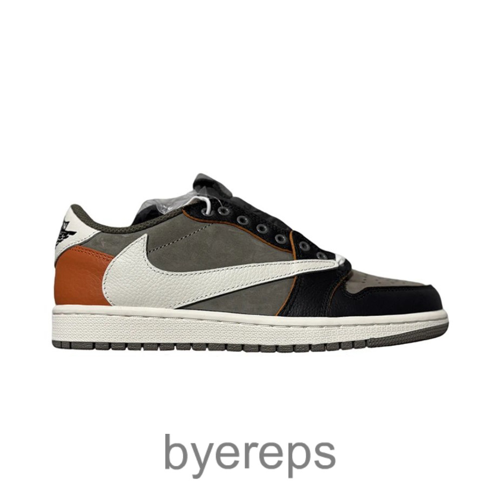 Travis Scott X Jordan 1 Low OG Grey/Black/White