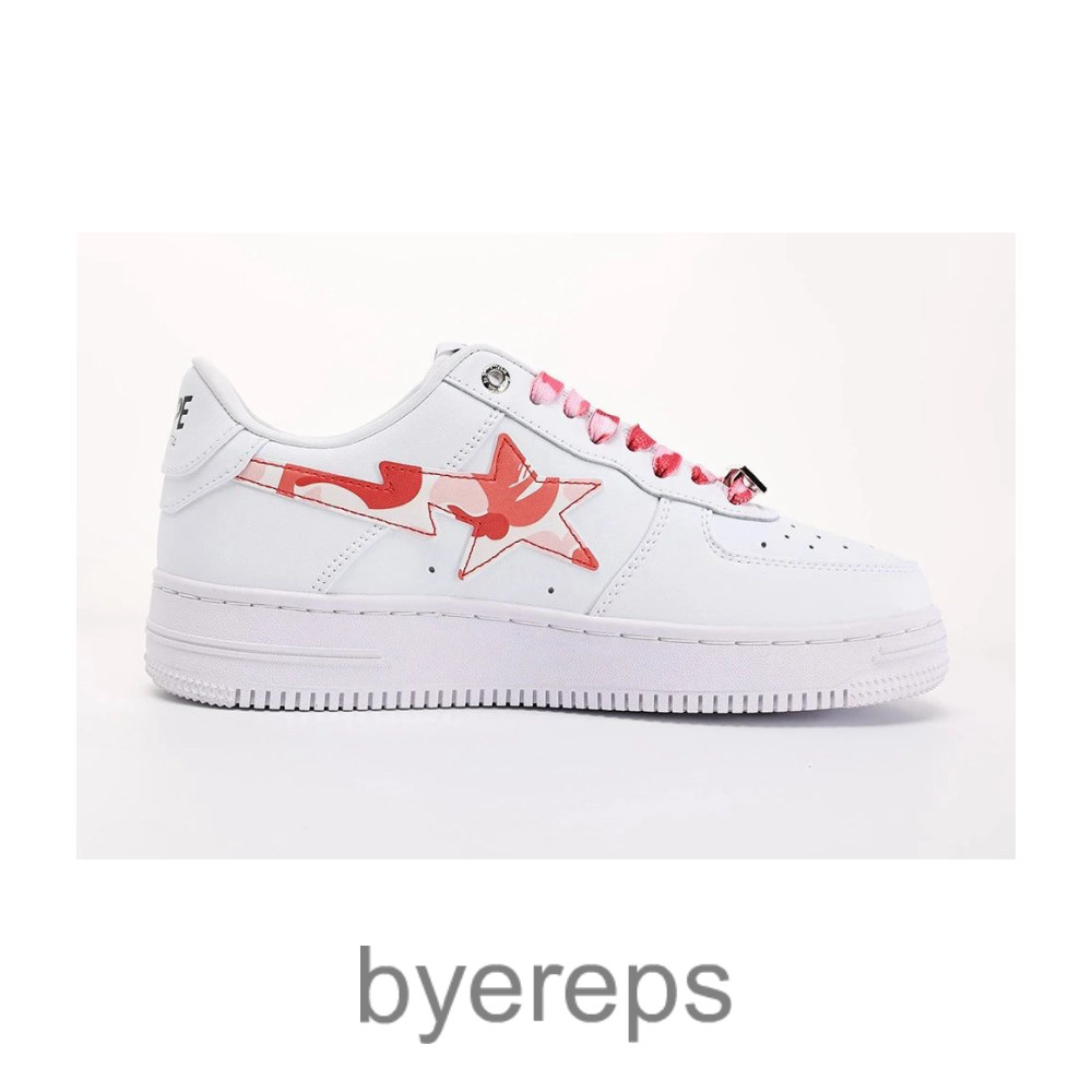 Bape Sta Low White Abc Camo Pink