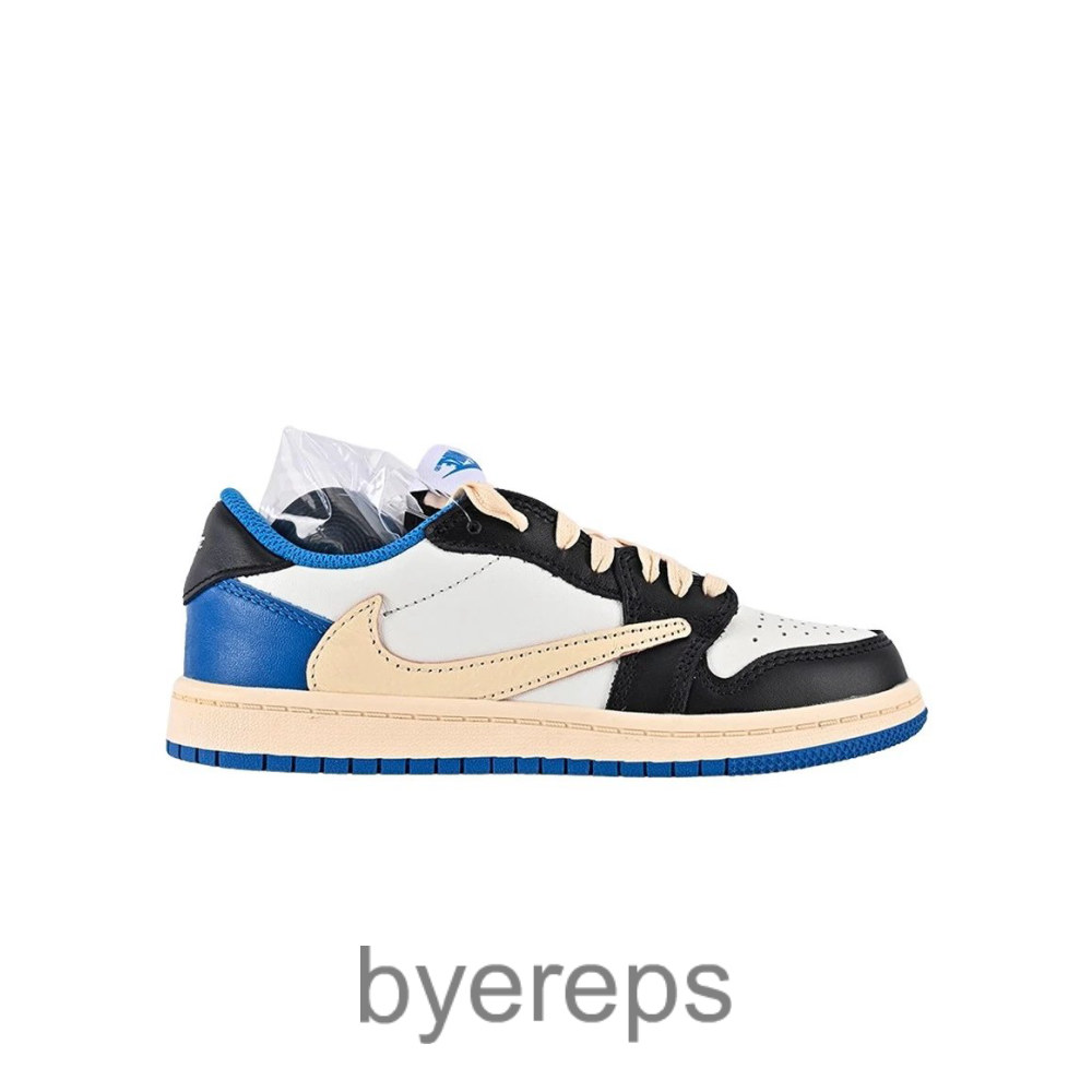 [Kid Size] Travis Scott Fragment Design Jordan 1s Low